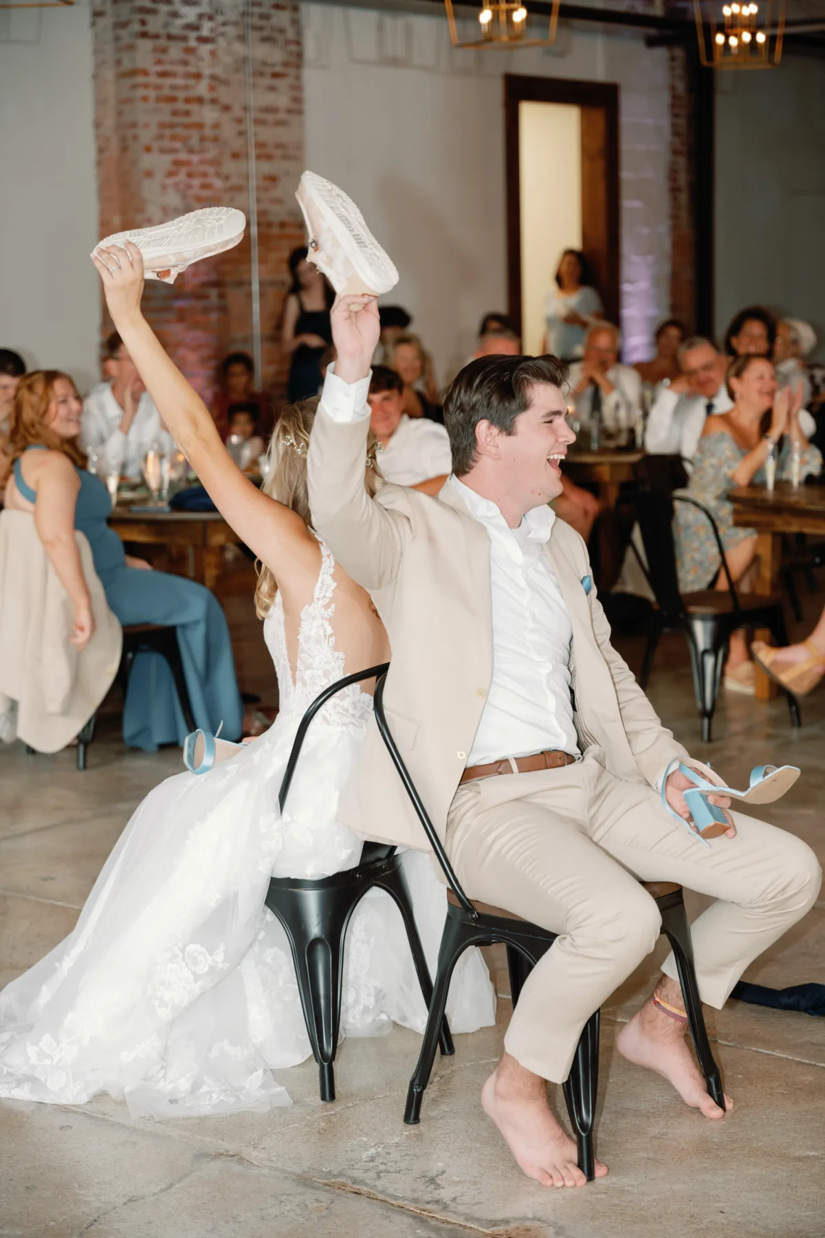 Getting the reception energy up with bride and groom games AbbyConorBlockWedding 858 EventsDoneRightTampaBay - A Wedding Reception Timeline from a DJ who's seen It All Getting the reception energy up with bride and groom games AbbyConorBlockWedding 858 EventsDoneRightTampaBay